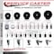 Service Caster 3'' Phenolic Swivel 1-1/2'' Expanding Stem Caster Set 2 Total Lock Brakes, 4PK SCC-EXTTL20S314-PHR-2-S-2-112 - alternate 4